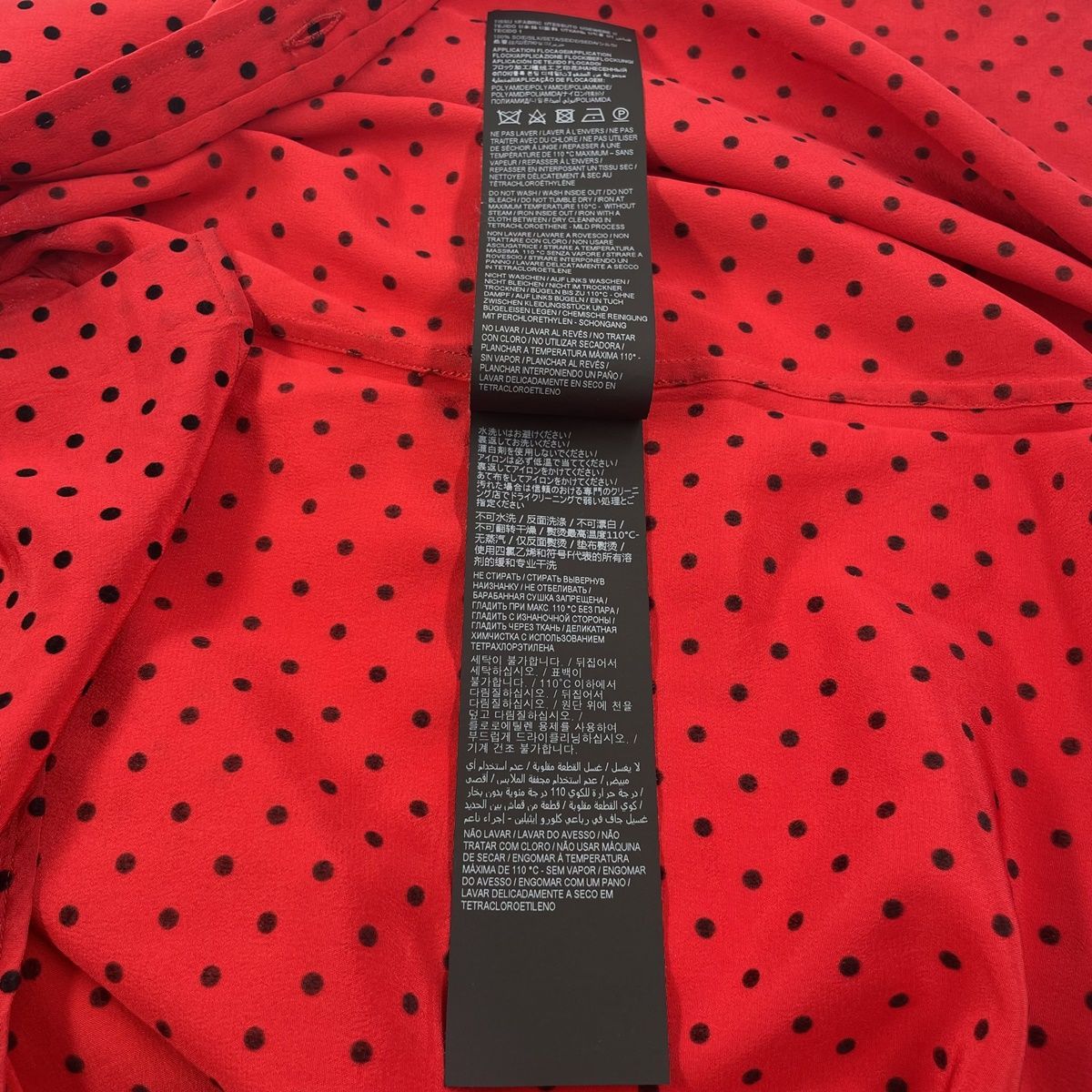 中古】 Saint Laurent サンローラン ドット柄 シルクシャツ 中古】 Saint Laurent サンローラン ドット柄 シルクシャツ