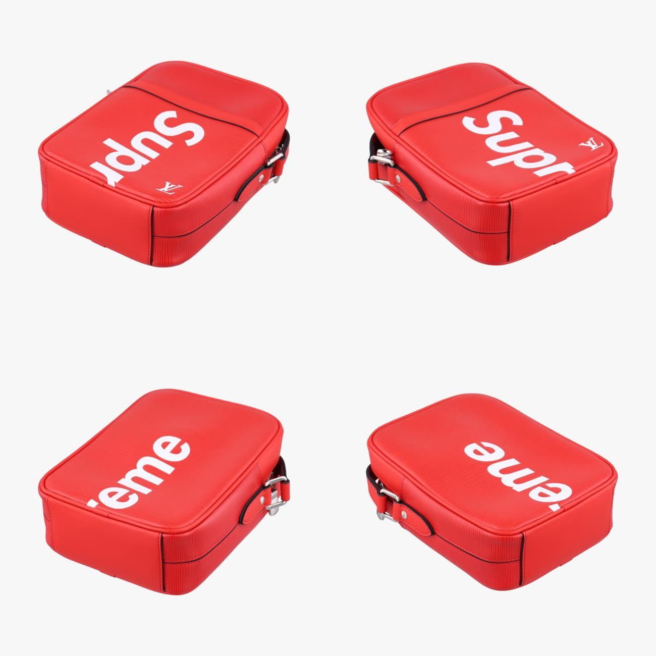 LOUIS VUITTON／ルイヴィトン／エピ FO2167／M53417／ダヌーブPM シュプリームコラボ／ボディーバッグ／ショルダーバッグ／2017AWモデル LOUIS VUITTON ルイ ヴィトン エピ ポシェット サンチュール