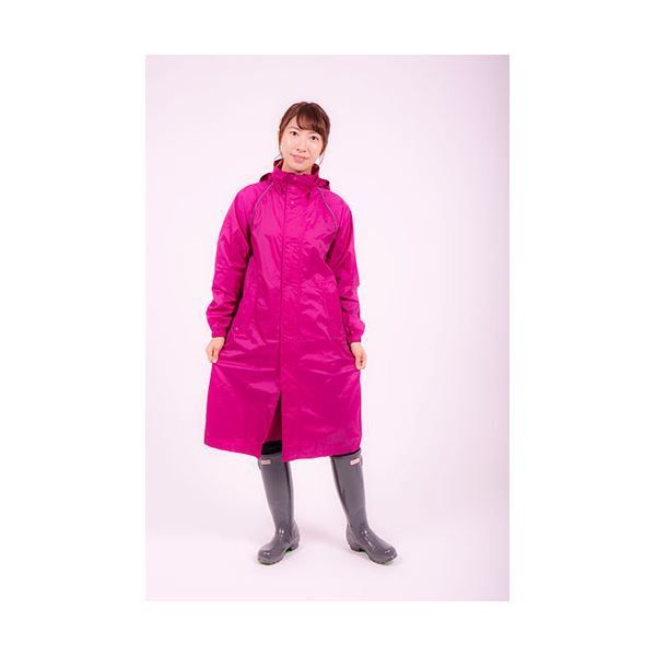 トキワ 雨先案内人 サイクルコート ベリーピンク Mサイズ 3193-BP-M