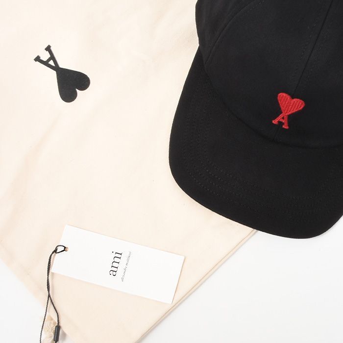 AMI ALEXANDRE MATTIUSSI アミパリス 帽子 UCP006AW0041 ピーチ