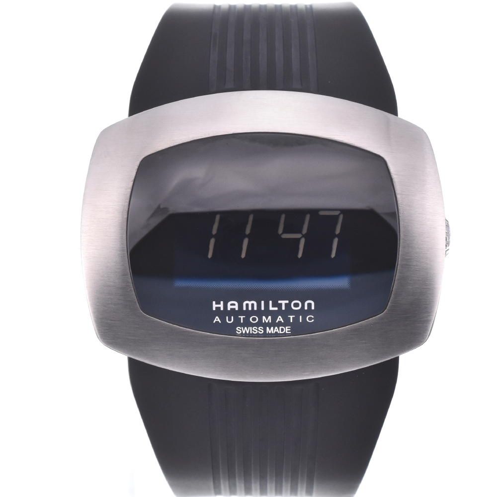 ハミルトン HAMILTON パルソマティック 自動巻デジタル メンズ 良品箱付 時計 ソマティックオートマチック ハミルトン パルソマティック
