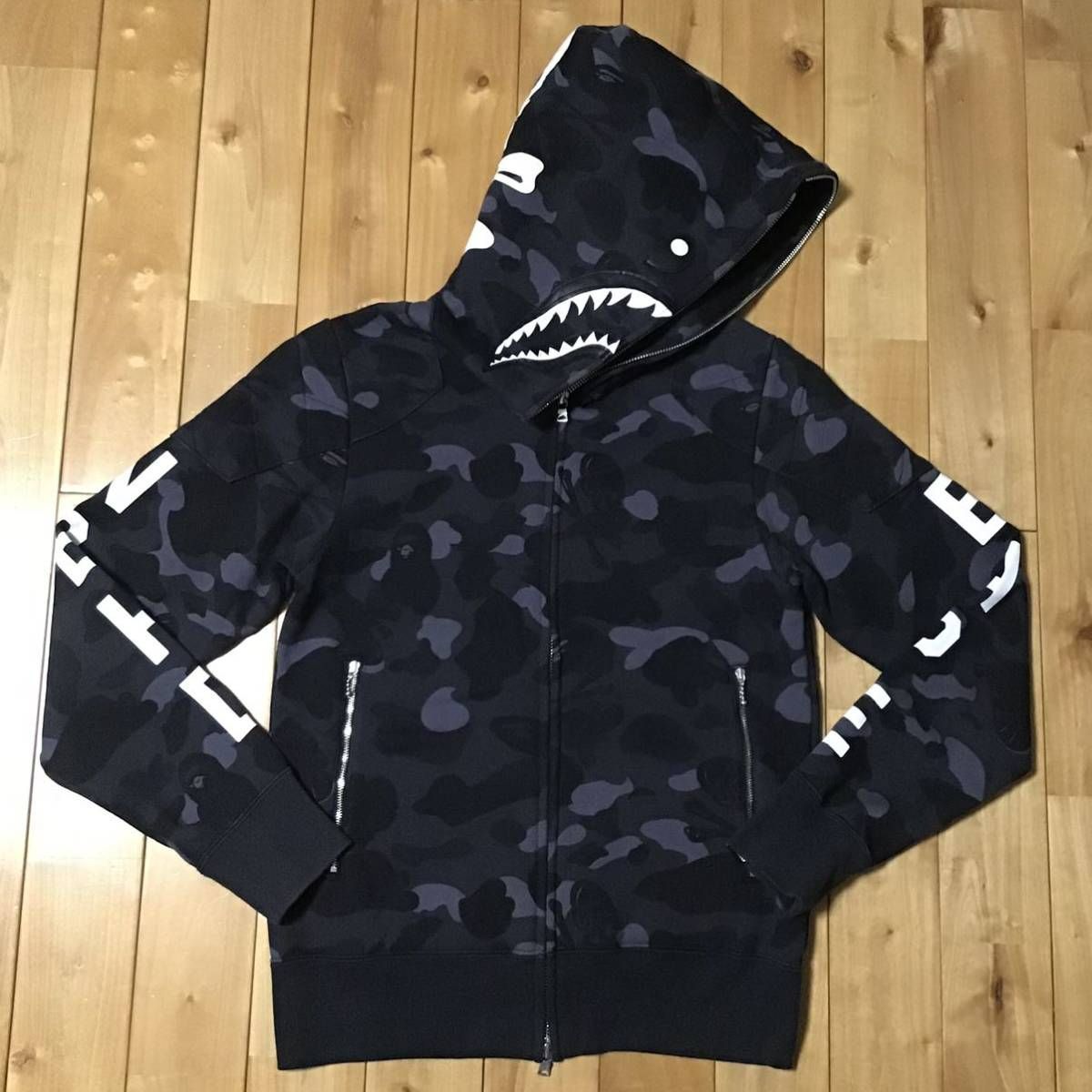 BAPE NEIGHBORHOOD S shark full zip hoodie a bathing ape NBHD