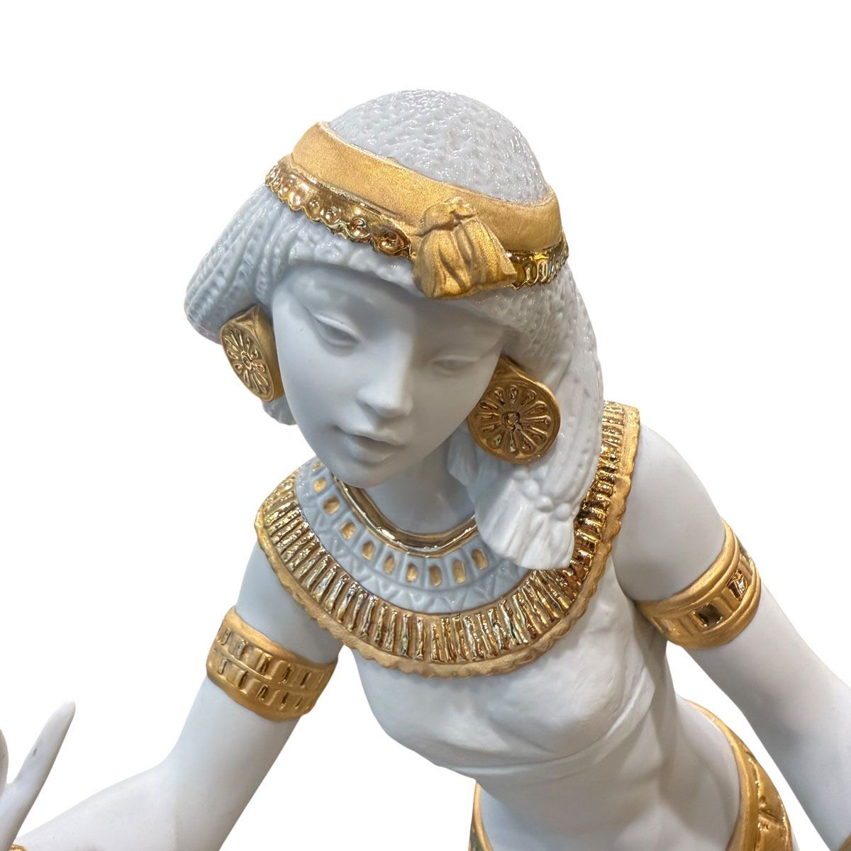 R*i様 LLADRO リヤドロ 花と踊り子 陶器 美品】LLADRO リヤドロ 春の輝き 花と少女 花かごを持つ女性