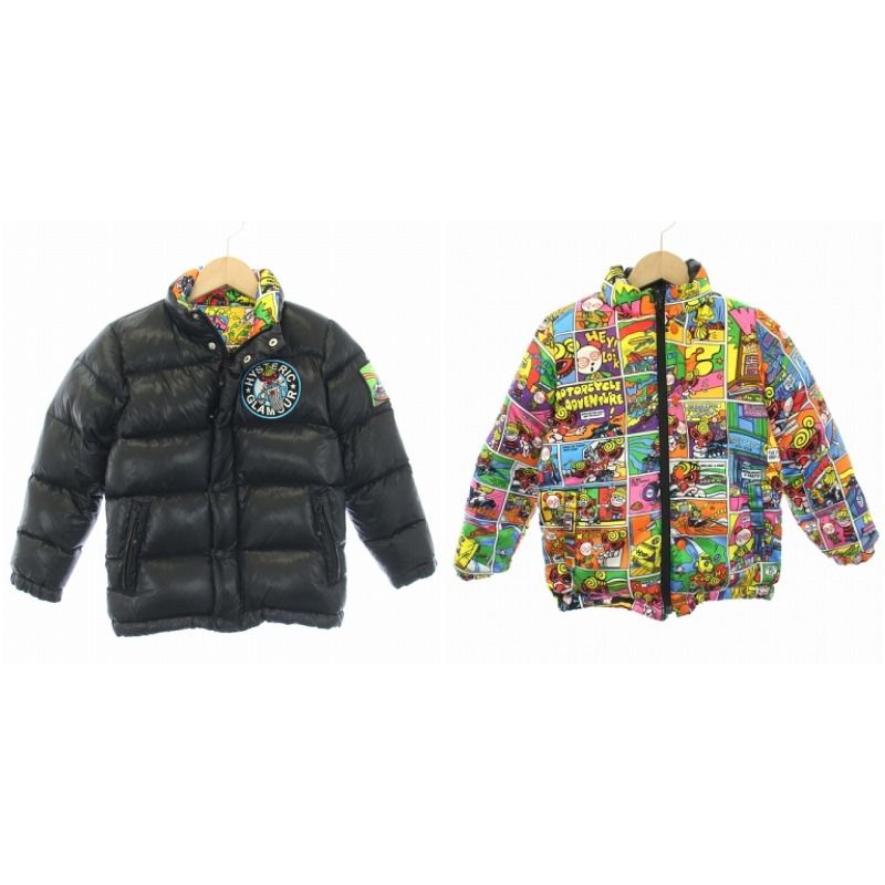 ヒステリックミニ　リバーシブルジャンパー　120 ヒステリックミニ ミニラ ダウンベスト リバーシブル 120 HYSTERIC