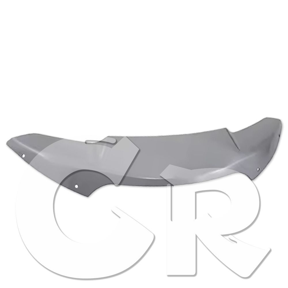 ハーレー ダビッドソン ツーリング ロードグライ ウルトラ スペシャル CVO FLTRU FLTRUSE FLTRXS 2015-以降年式 4インチ フロント ウィンド シールド ガラス パネルスクリーン本体 灰色 グレー 空気抵