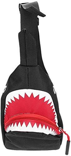 【色: ブラック】ショルダーバッグ 3way サメ 斜めがけバッグ レディース