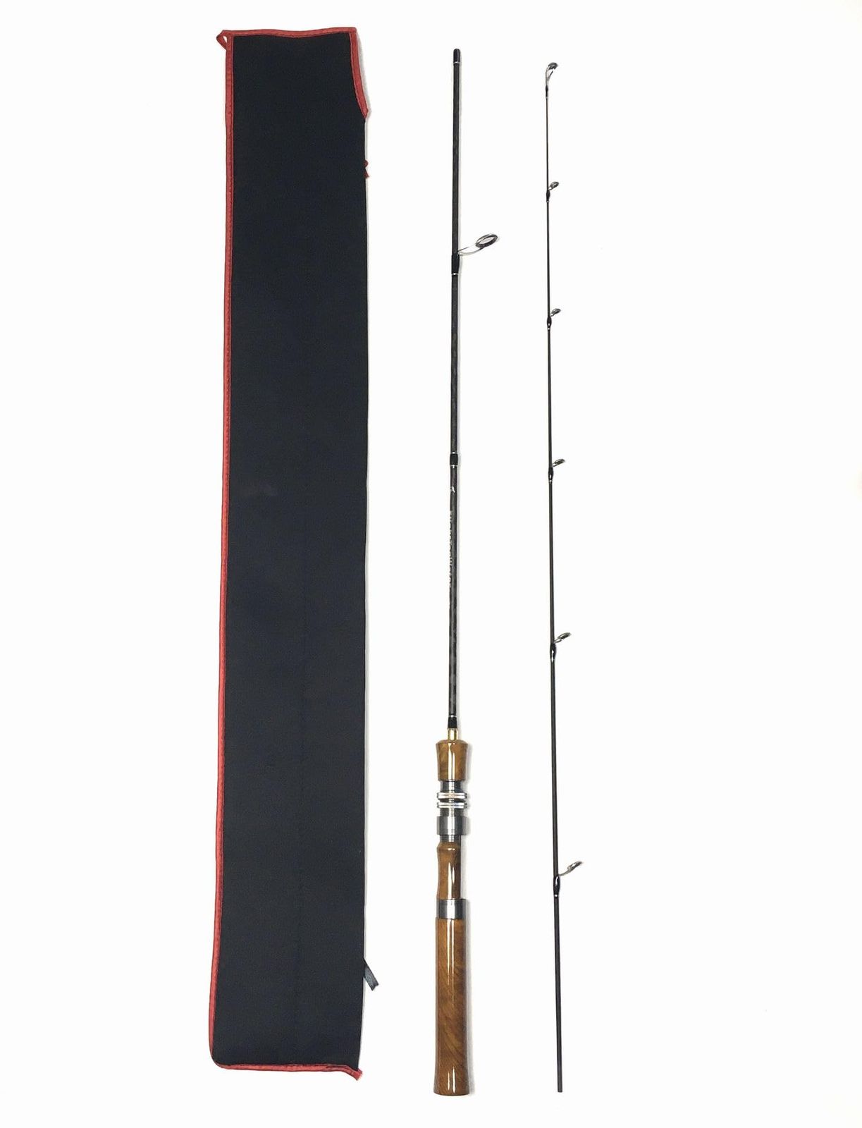 トラウトロッド 5ft ウッドリールシート 渓流釣り スピニングロッド 2