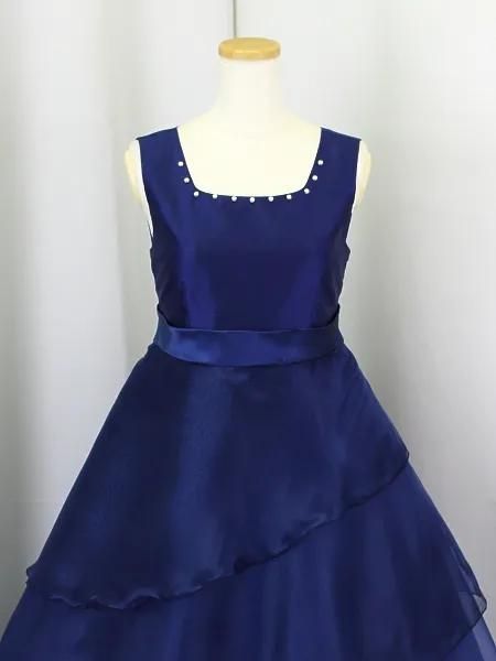 ゆめりすとカトヴィツェv2 ネイビー 165 LONG 演奏会用子供ドレス