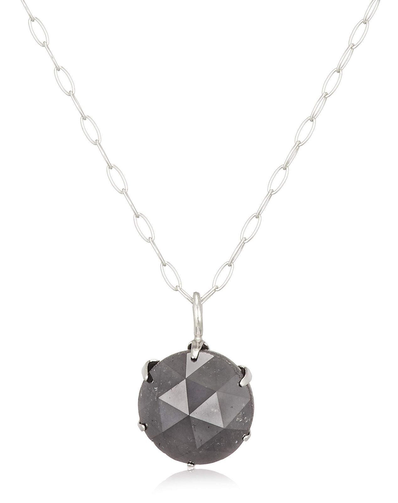 数量 ディーコレクション D-COLLECTION プラチナ ブラックダイヤモンドネックレス 1.0ct D13007186