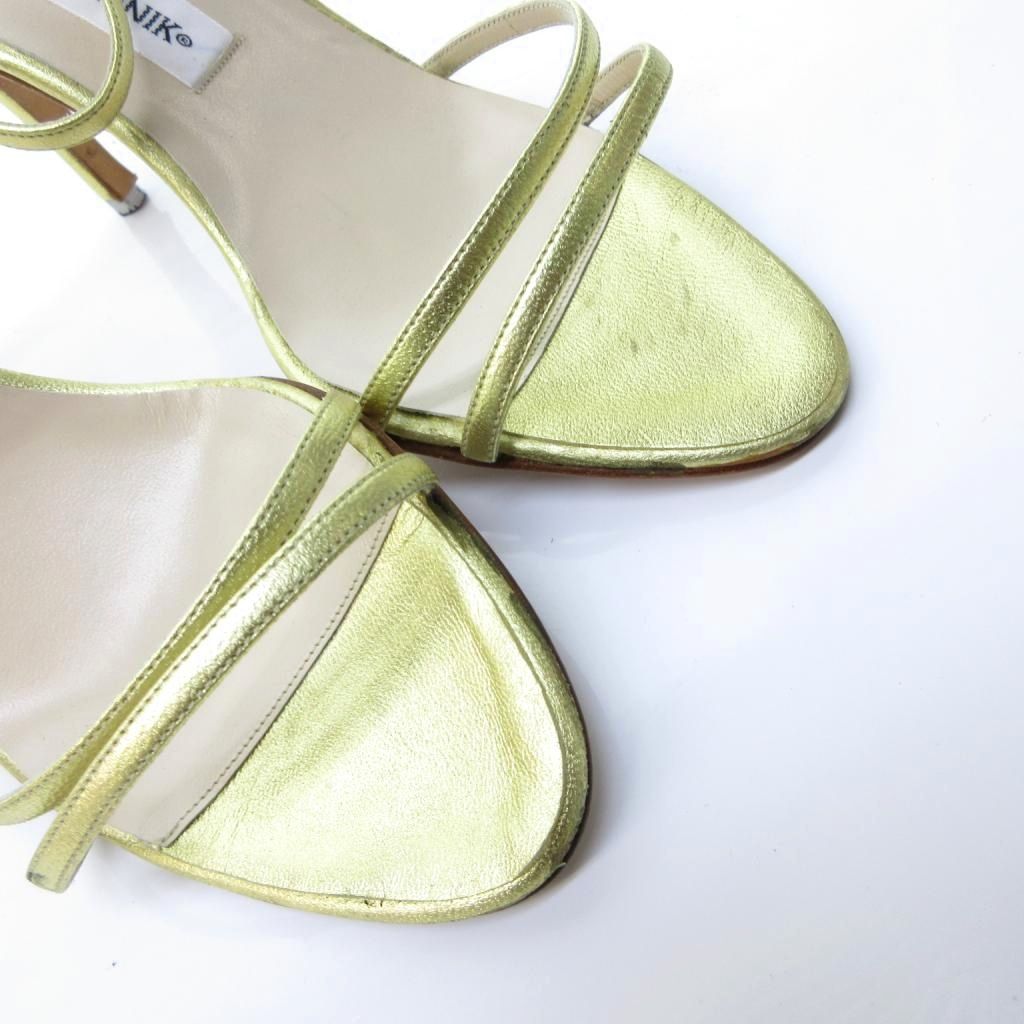 マノロブラニク MANOLO BLAHNIK サンダル ミュール ハイヒール
