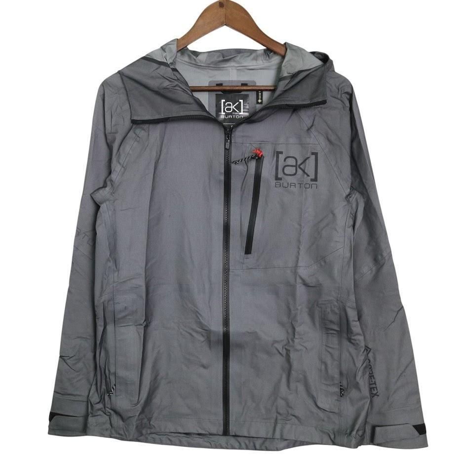 タグ付き Burton AK バートン サージェンスジャケット S メンズ GORE-TEX ゴアテックス スノボウェア グレー系 登山トレッキング