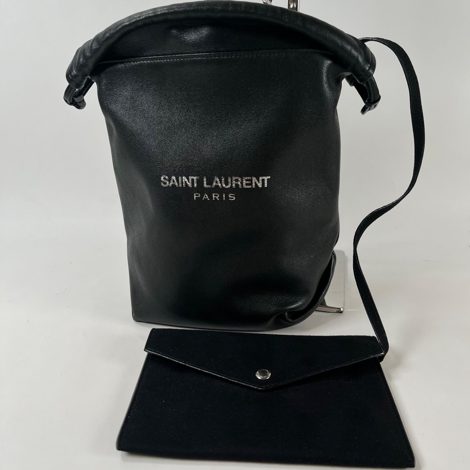 SAINT LAURENT サンローラン レザー テディ スモール チェーン