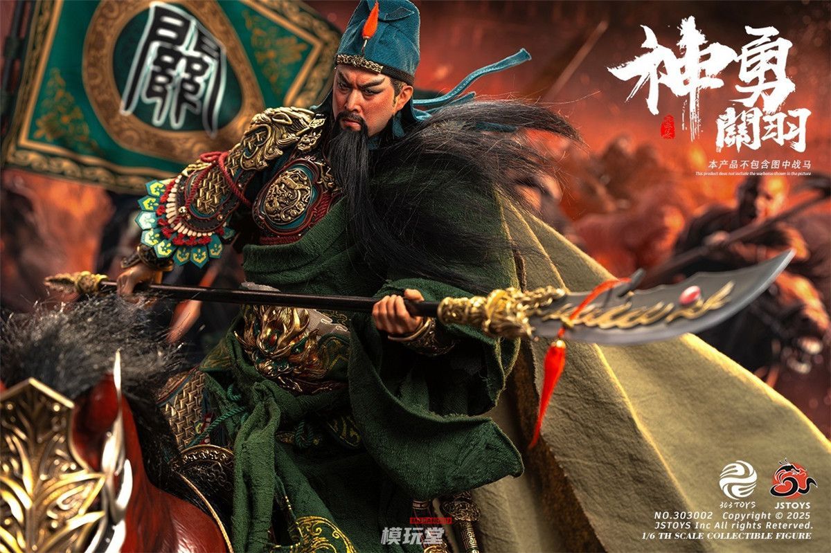 303TOYS x JSTOYS 1/6 三国シリーズ 関羽 雲長 豪華.Ver & 赤
