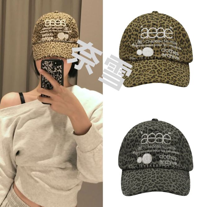 aeae キャップ ヒョウ柄 m様専用＊aeae キャップ レオパード柄 - メルカリ