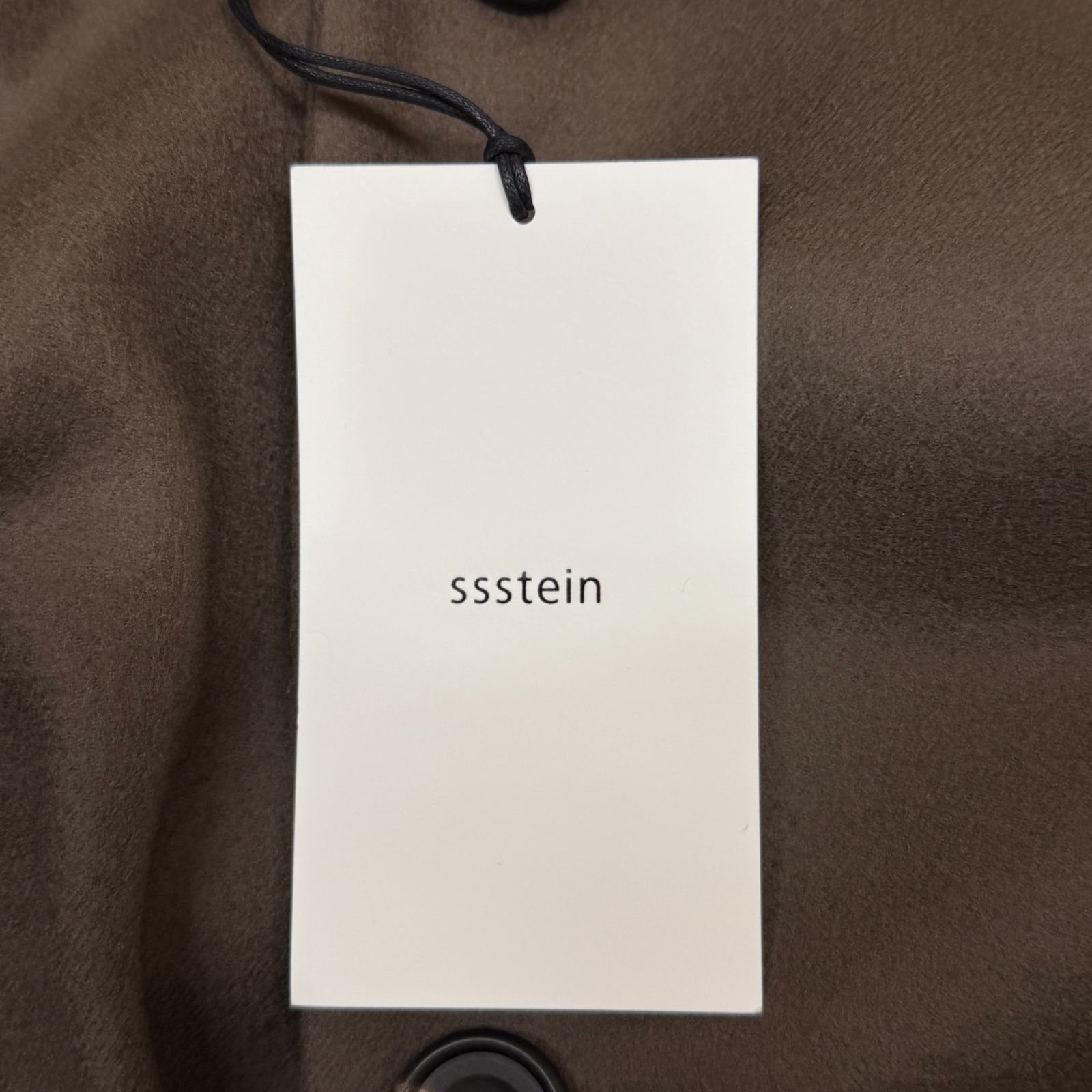 参考上代149600円 ssstein OVERSIZED MAXI-LENGTH DOUBLE BREASTED COAT オーバーサイズマキシレングスダブルブレステッドコート ノッチドラペル メルトン シュタイン ST.905 グレージュ KANDAIZUMI_COM