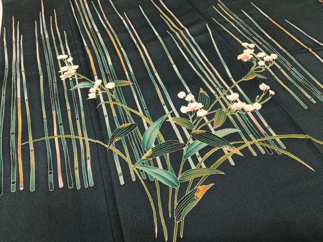 平和屋着物○十日町 加賀草木友禅の第一人者 田村哲彦 振袖