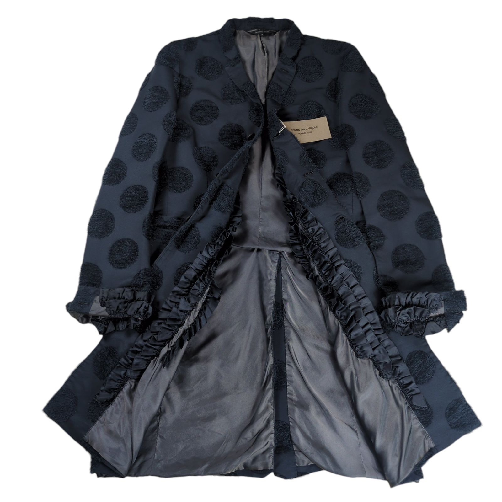 COMME des GARCONS HOMME PLUS 11AW エステル フリルコート