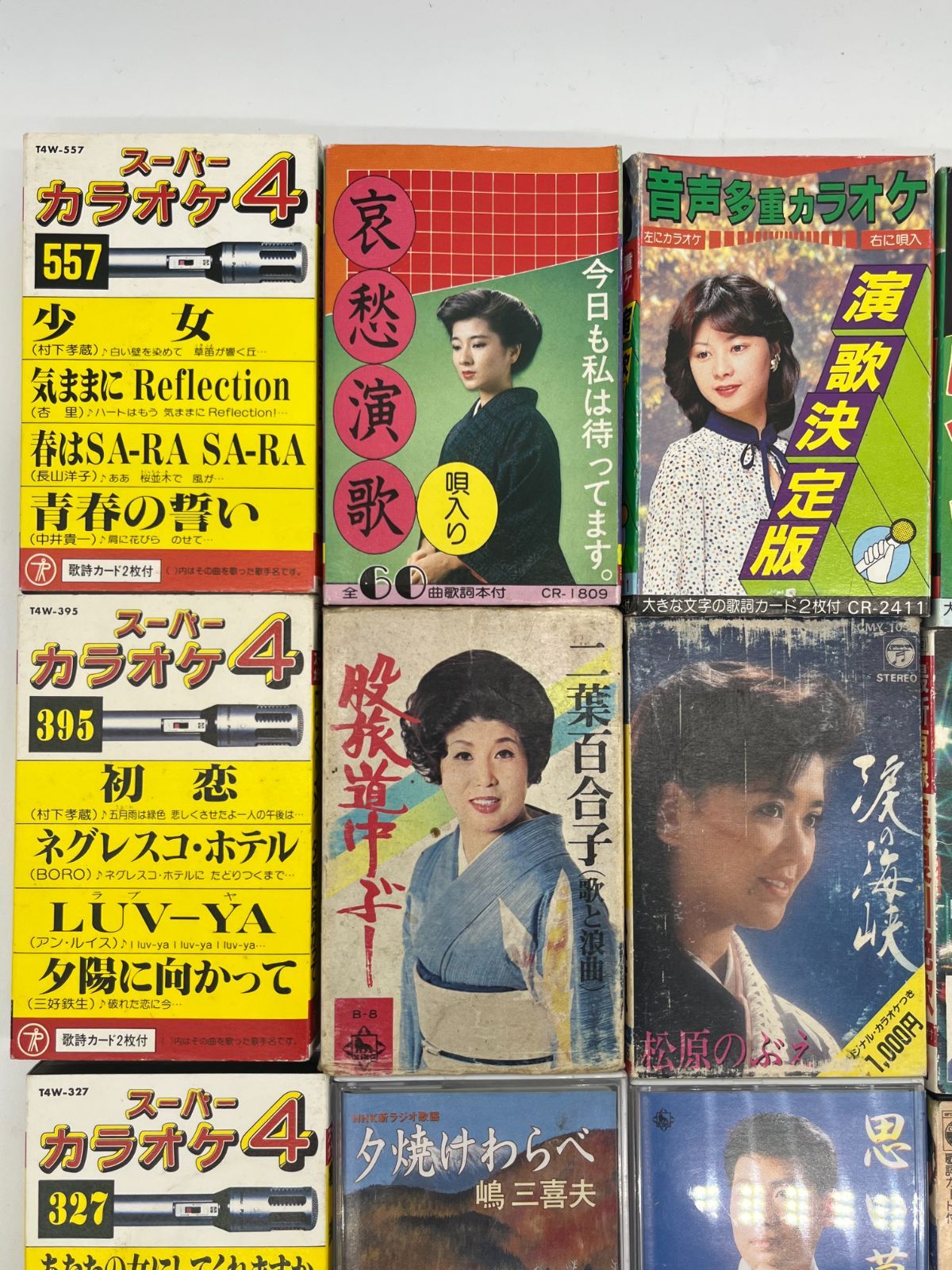 ジャンク品 カセットテープ 64個セット まとめ売り カセット 音楽 演歌