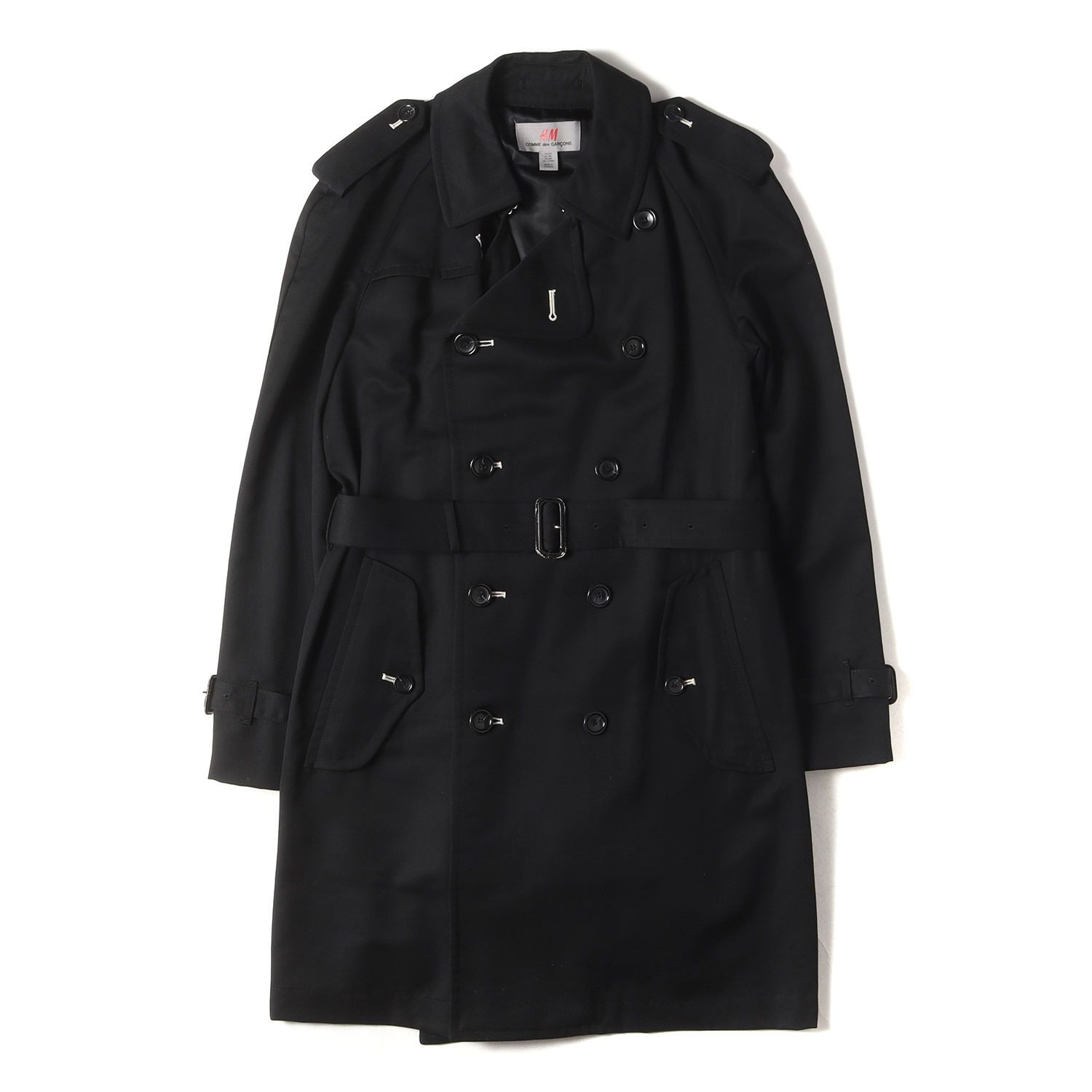 コムデギャルソン　H＆M　コラボ商品　レディーストレンチコート