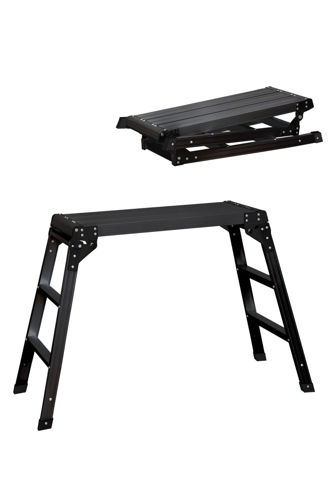 折りたたみ 横長 軽量 作業台 コンパクト ステップ台 収納 踏台 はしご スツール 幅広 掃除 ワイド 滑り止め アルミ 耐荷重150kg 踏み台 ガレージ 足場台 持ち運び 洗車 安全 脚立 ダブルロック 洗車台 3段 ottostyle