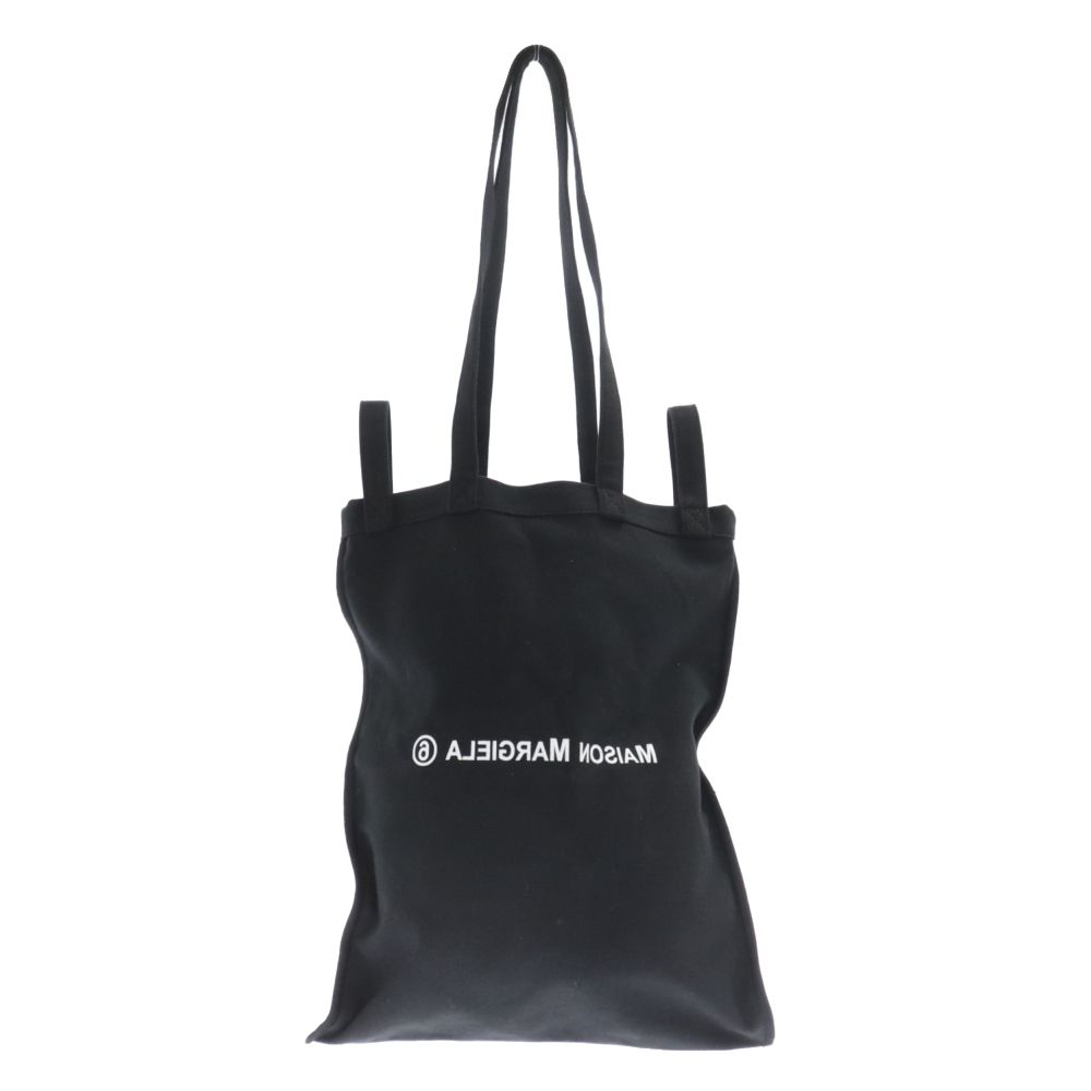 MM6 Maison Margiela エムエムシックスメゾンマルジェラ 21SS 反転 プリントロゴ 2WAYトートバッグ ブラック S54WC0122-P3631 MM6 Maison Margiela (エムエムシックスメゾンマルジェラ) 21SS 反転