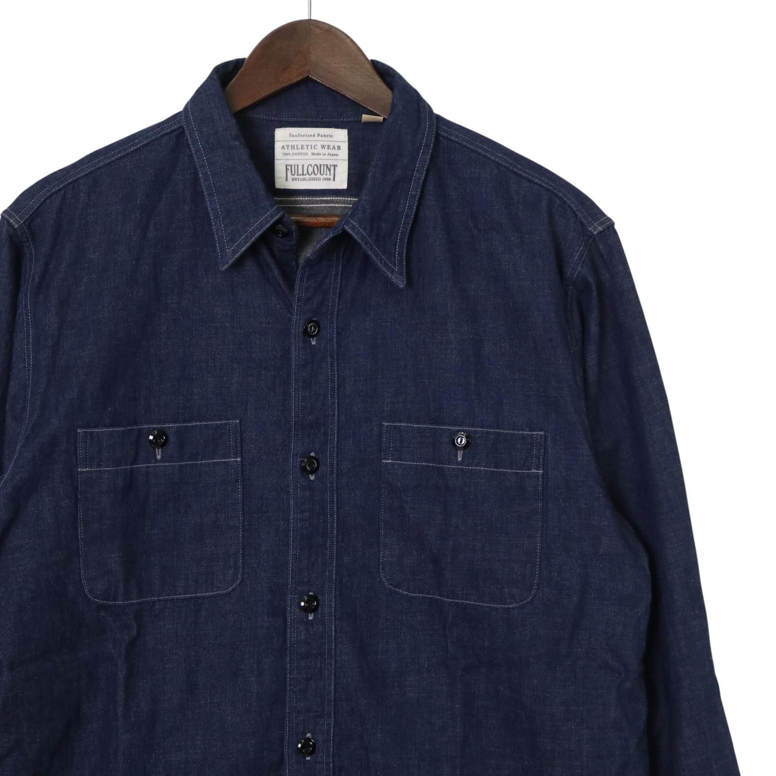 FULLCOUNT|フルカウント 4890 Denim Work Shirt 8oz デニム ワークシャツ RM1153-008 225