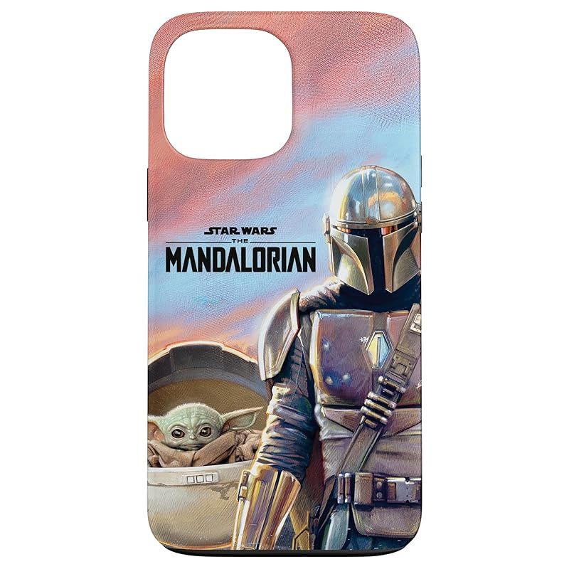 新品　iPhone 13 Pro Max スター・ウォーズ マンダロリアン ザ・チャイルド 絵画 スマホケース