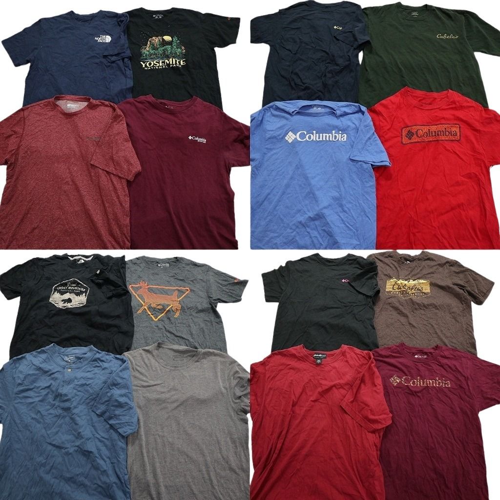 【高品質】 古着卸 まとめ売り アウトドアブランドMIX 半袖Tシャツ 16枚 半袖Tシャツ