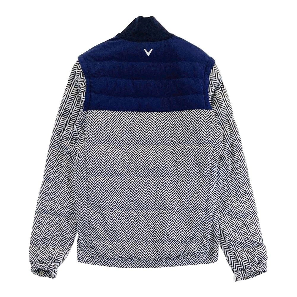 サイズ：M CALLAWAY キャロウェイ 2WAY ダウンジャケット ヘリンボーン