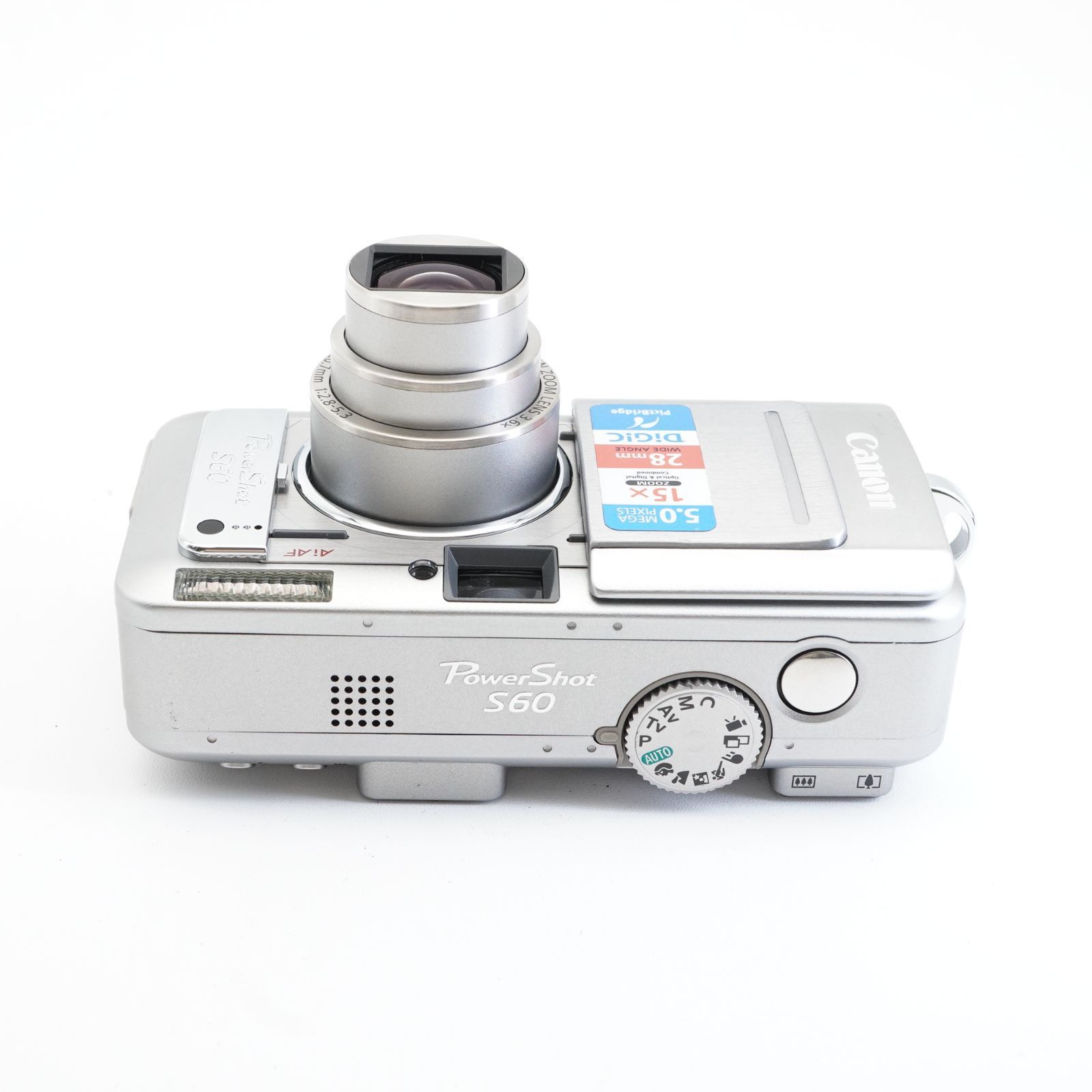 美品 即購入OK 送料無料 CANON キヤノン POWER SHOT S60 コンパクト 