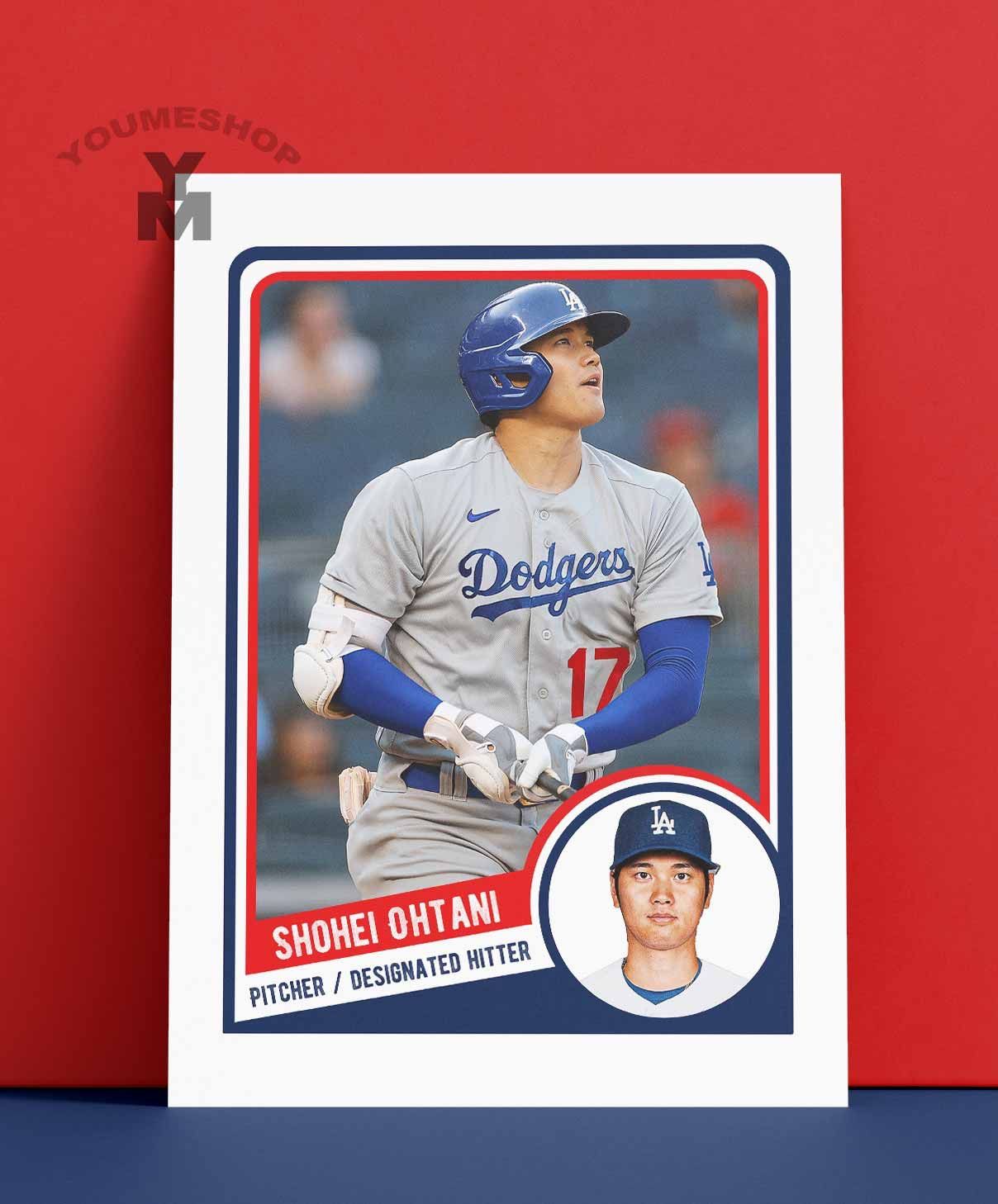 MLB エンゼルス 大谷翔平 ポスター フレームなし 297×210mm -1の通販