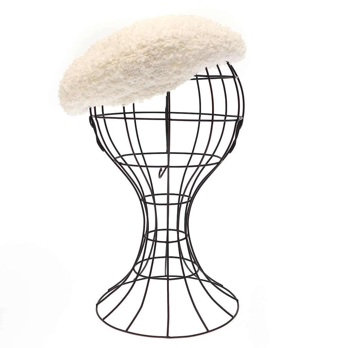  CHANEL シャネル ココマーク ツイードベレー帽 ホワイト M ベレー帽 帽子