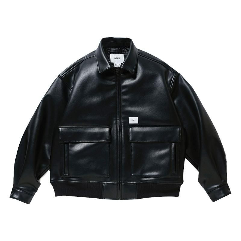 WTAPS JFW-01 JACKET SYNTHETIC X3.0 レザージャケット 222BRDT-JKM07 