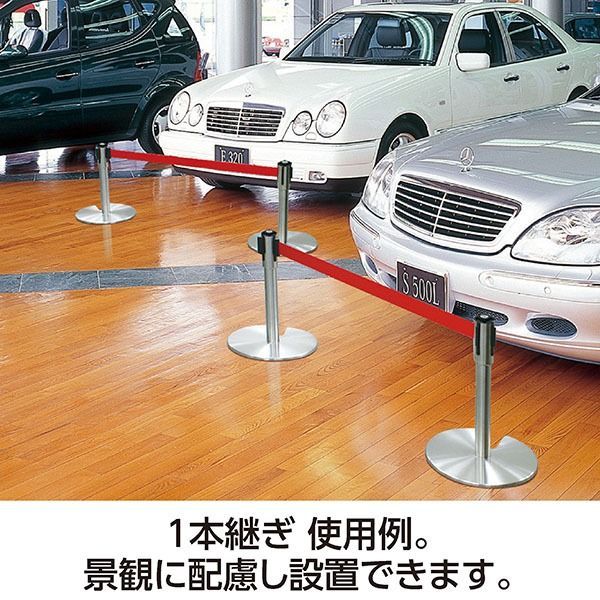 ジョイントパーテーションD/間仕切り ステンレス 高さ3段階調節可 屋内