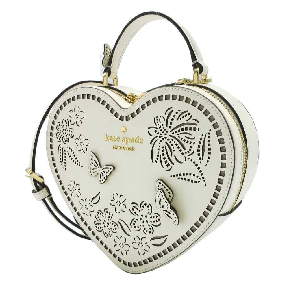 ケイトスペード ニューヨーク バッグ ショルダーバッグ kate spade NEW YORK フローラル ラブシャック ハート クロスボディ 2WAY 斜め掛け KL039 100(オフホワイト系) アウトレット レディース 新品】ケイトスペード バッグ ショルダーバッグ kate spade LOVE SHACK