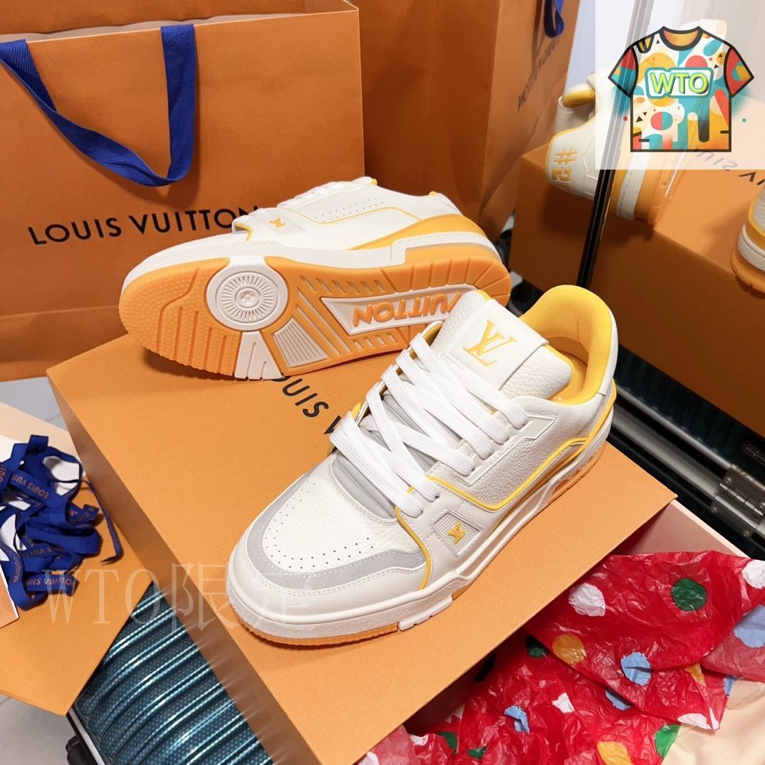 【カジュアル★】Louis Vuitton スニーカー Louis Vuitton LV Trainer スニーカー カジュアルシューズ32