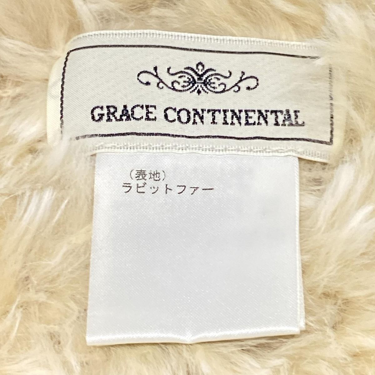 【値下げ中】GRACE CONTINENTAL ファーショール GRACE CONTINENTAL(グレースコンチネンタル) ストール(ショール