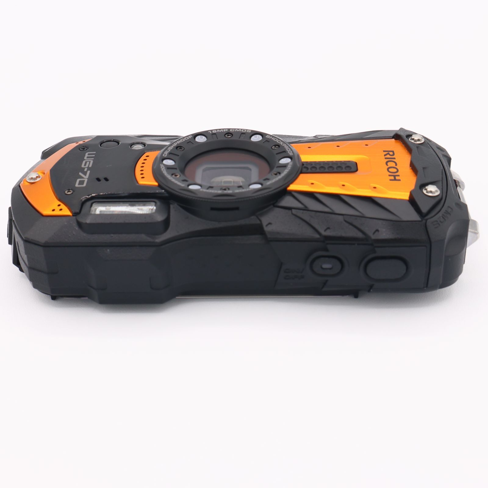 Amazon | RICOH WG-70 オレンジ リコー本格防水デジタルカメラ
