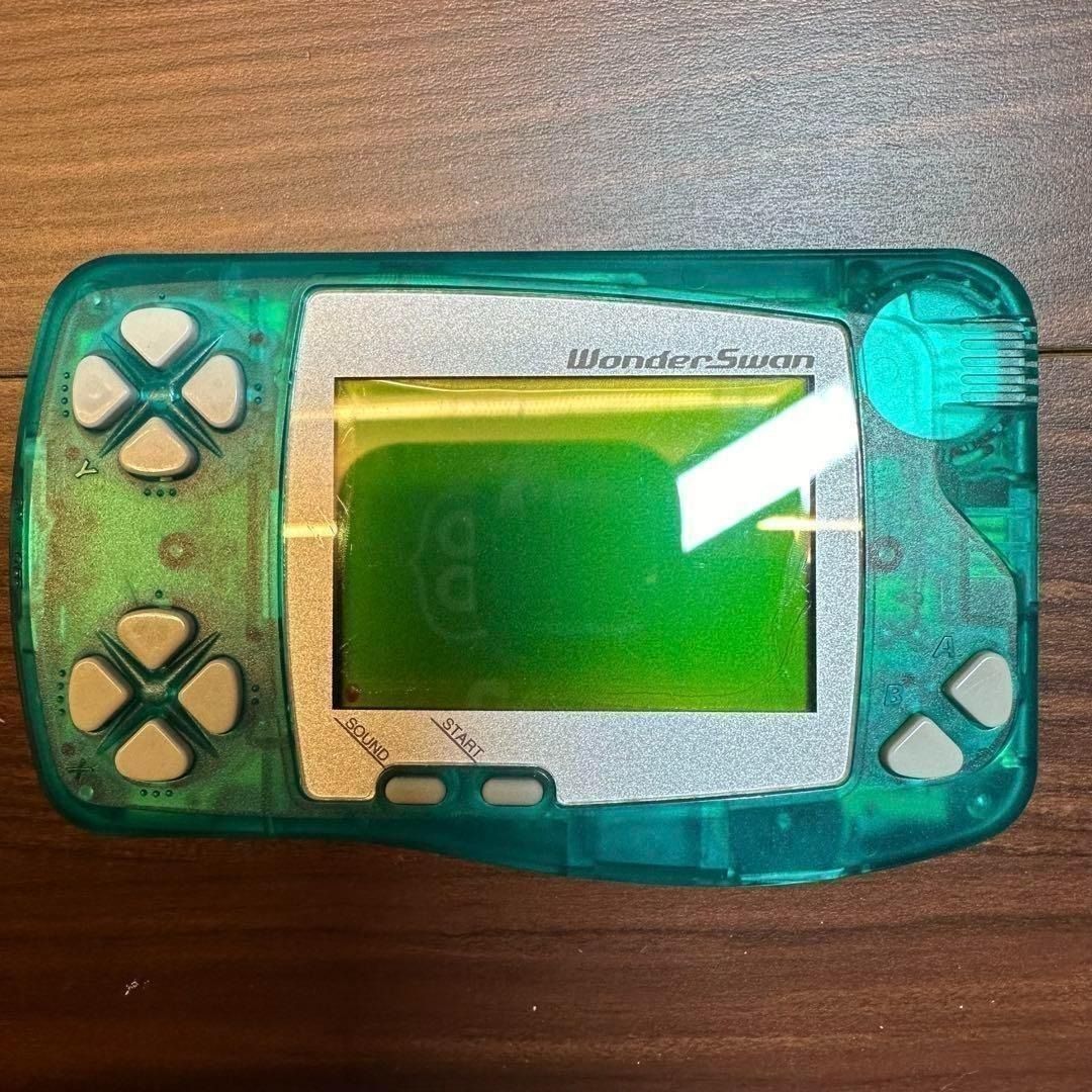 ワンダースワン スケルトングリーン 本体 0218