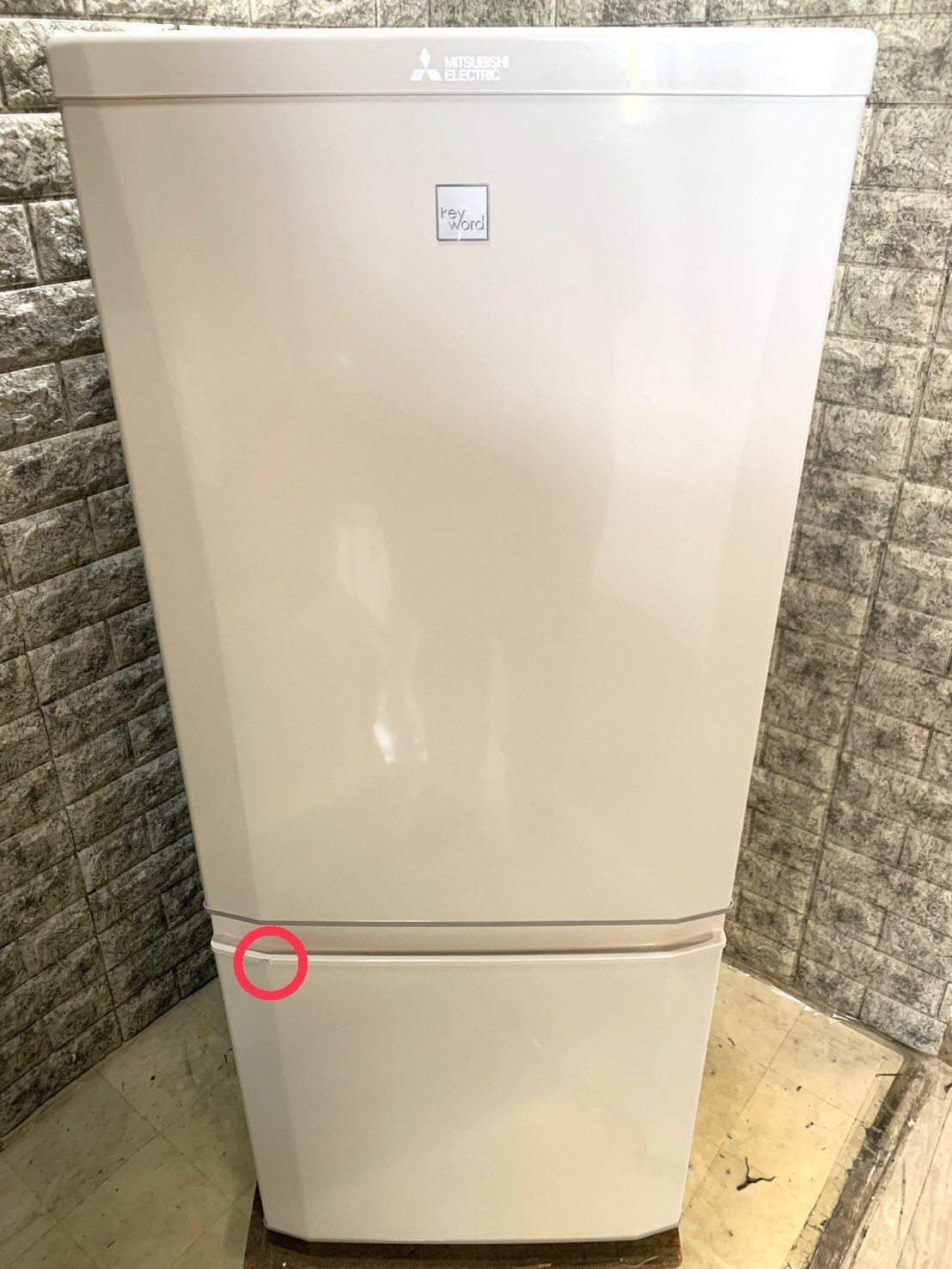 大阪送料無料☆3か月保証付き☆冷蔵庫☆三菱☆2020年☆146L☆MR-P15EE 