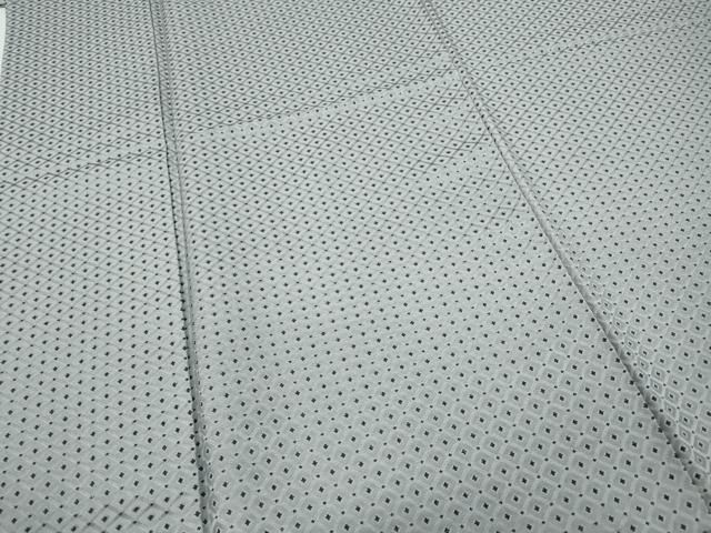 平和屋着物○男性 色紋付・羽織セット 菱繋ぎ地紋 羽織：暈し染め 正絹