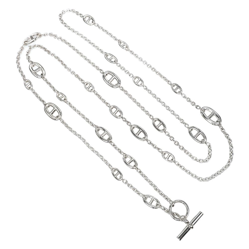 名東】エルメス シェーヌダンクル ネックレス ファランドール 160