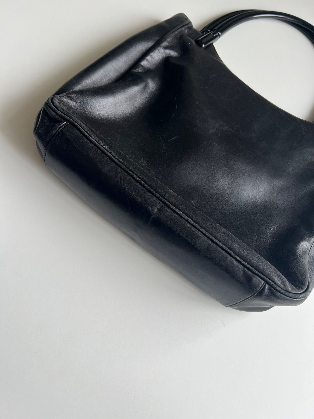 FW1998 PRADA LEATHER HAND BAG プラダ アーカイブ archive 1990年代 