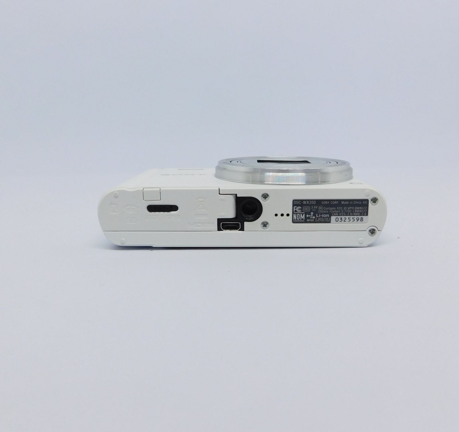 SONY サイバーショット DSC-WX350 ホワイト ジャンク 通電確認済み SONY サイバーショット DSC-WX350 ホワイト ジャンク 通電確認