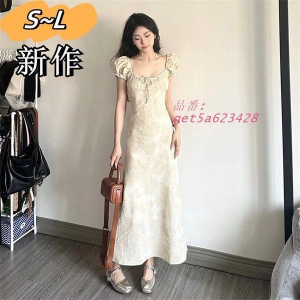 春ワンピース 夏 ロング丈 パーティードレス 痩せ見え get5a623428