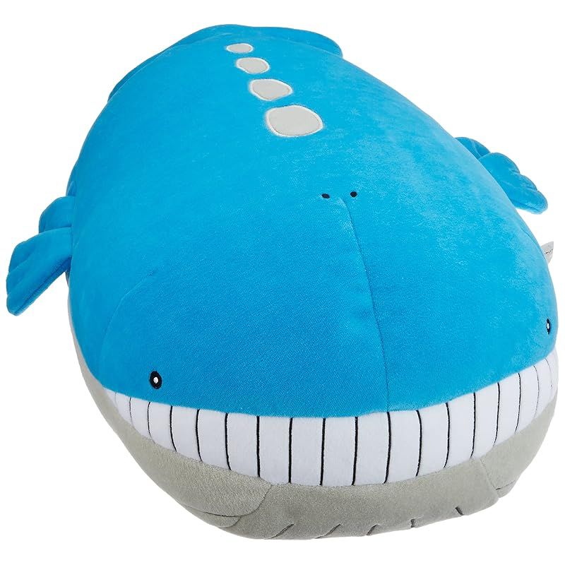 ポケットモンスター ぬいぐるみ雑貨シリーズ もちふわクッション ホエルオー 全長47cm 0