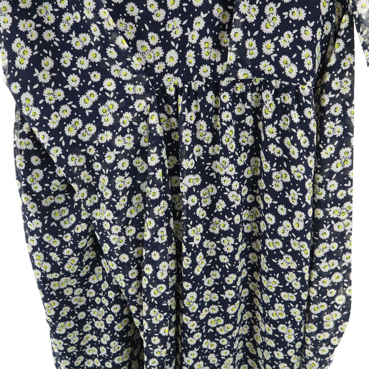 HANAE MORI 花柄 ワンピース HANAE MORI 森英恵 ハナエモリ 日本製 花柄 半袖 ロング