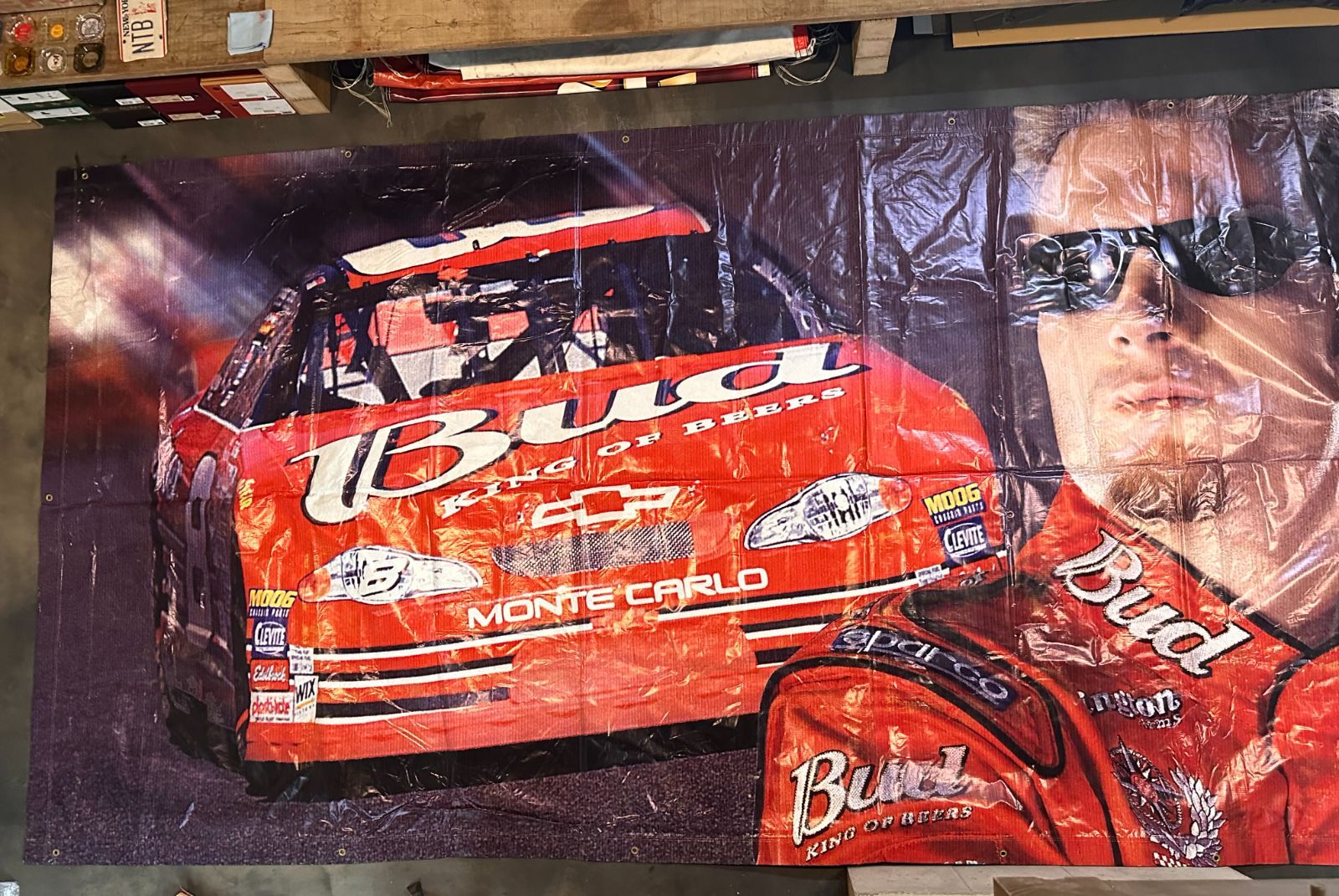 NASCAR×Budweiser大型バナー