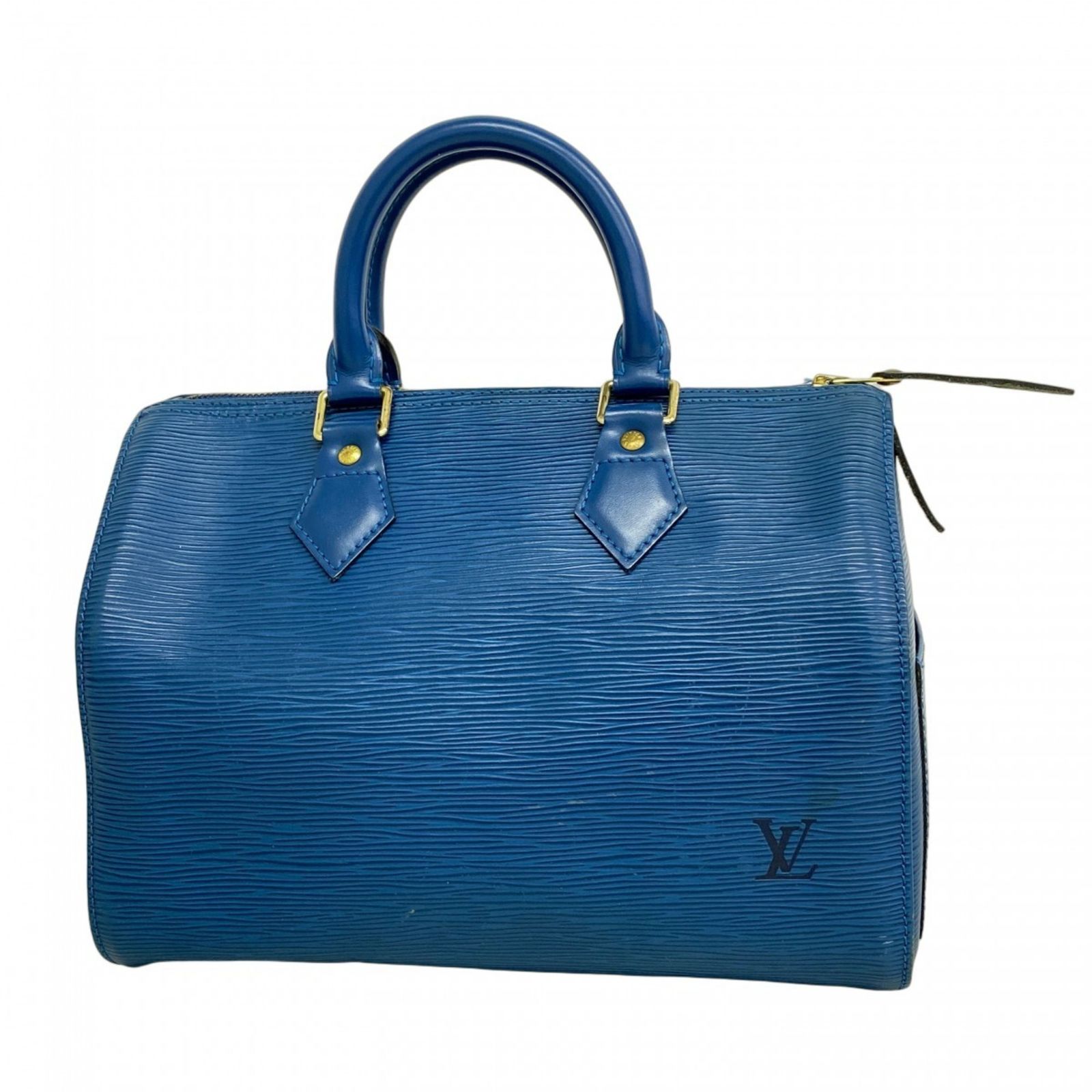 美品　LOUIS VUITTON スピーディ35 トレドブルー　トートバッグ ルイ・ヴィトン(Louis Vuitton) ルイ・ヴィトン ハンドバッグ