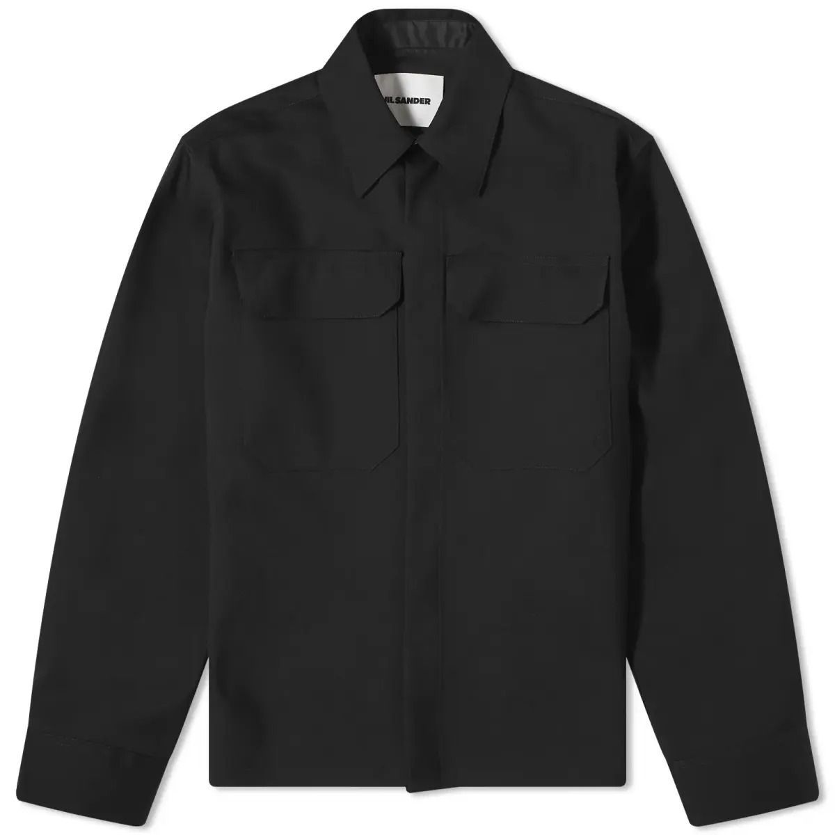 イタリア製 JIL SANDER｜ジルサンダー Wool Pocket Overshirt ウールポケットオーバーシャツ